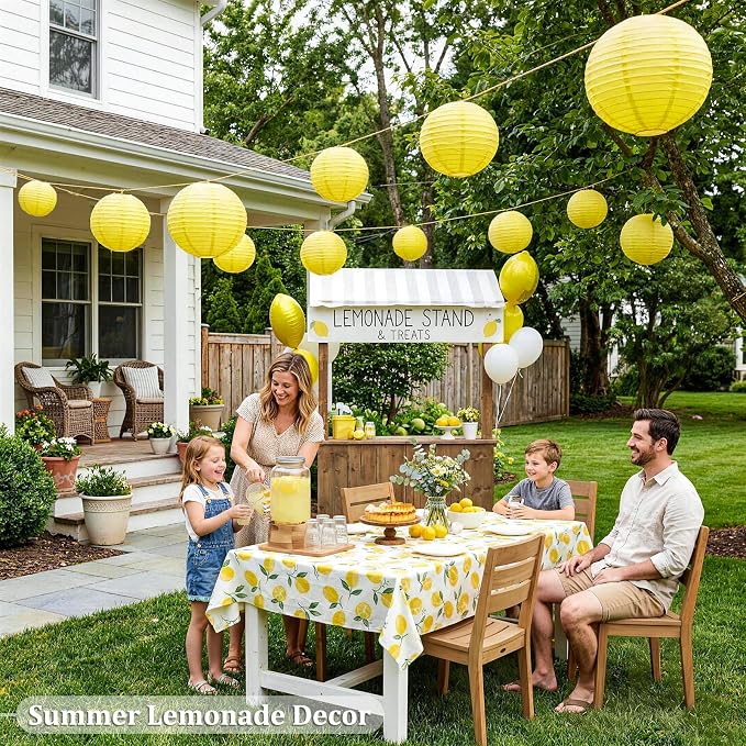 Yellow Paper Lanterns, lemon parties, sunshine baby showers, classrooms and - Image 2