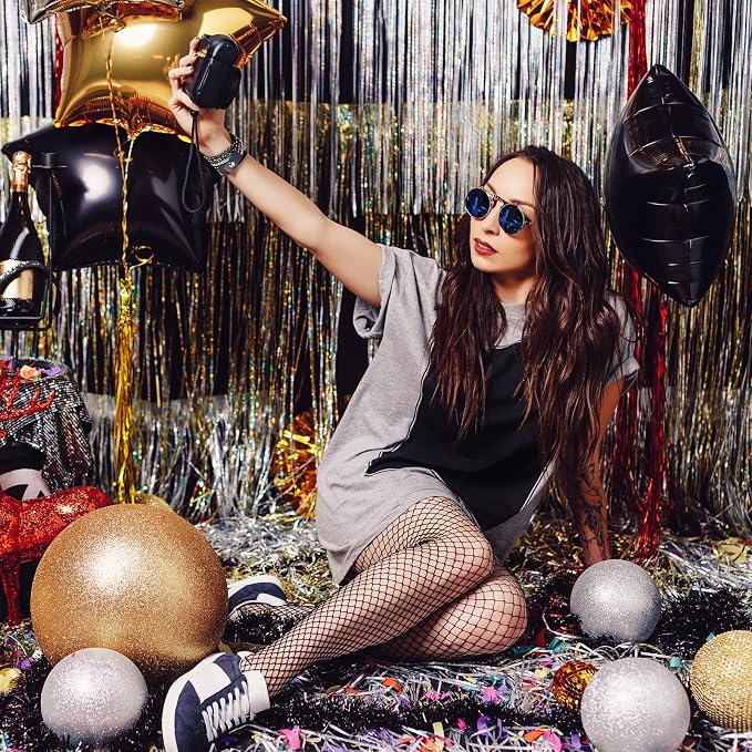 MEETINGU Black Star Balloons, Foil Mylar Balloons - Image 6