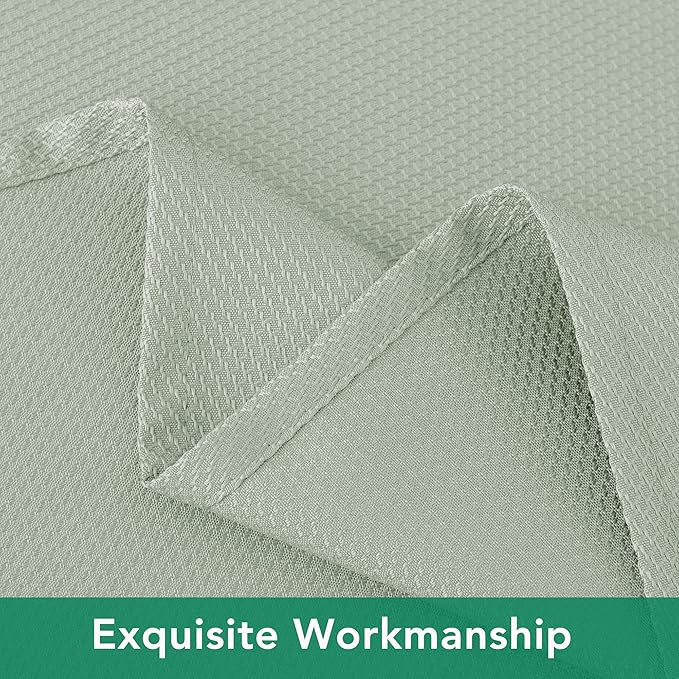 Biscaynebay Tablecloth for Rectangle Tables-52''x70'' Sage Outdoor Picnic Table Cover-Rectangular Folding Reusable Table Cloths Water Resistant for Kitchen Camping Dining Room Patio Banquet Party