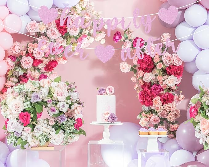 Pre-Strung Happily Ever After Banner - Image 2