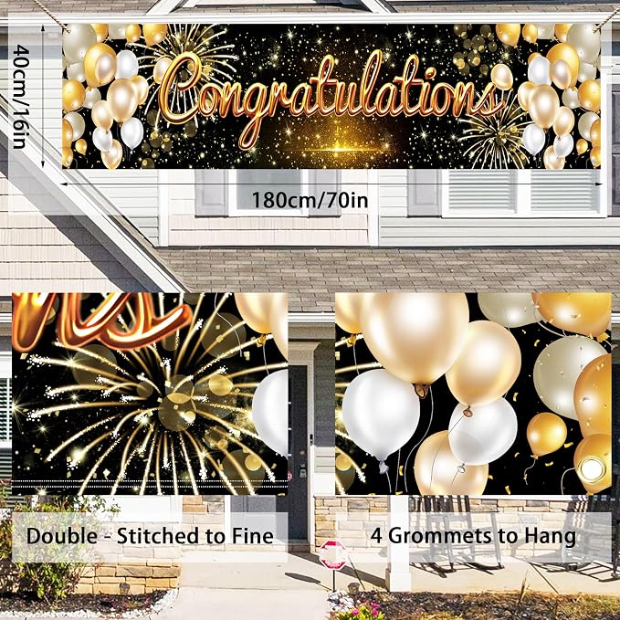 Congratulations Banner Congratulations Decorations We Are so Proud of You - Image 2
