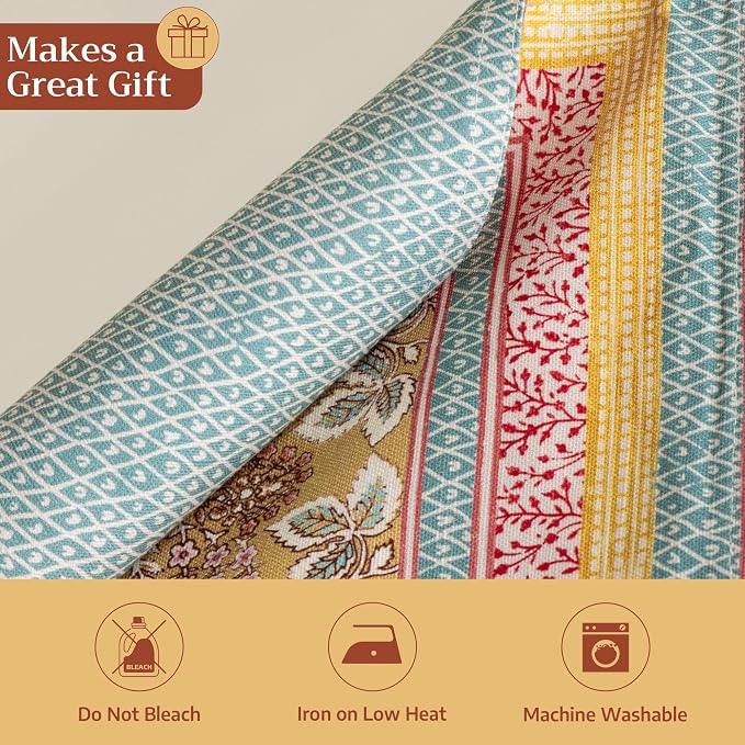 Maison d' Hermine Placemats Set of 4 Reusable 100% Cotton | Cloth Place Mats - Image 5