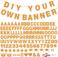131 PCS Custom Banner DIY Letter Banners Personalized Banner | Make Your Own by Unknown
