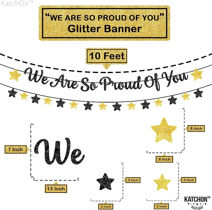 KatchOn Congrats Grad Banner for Class of 2026 10 Feet | Graduation Decorations - Image 4