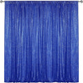 Sugargirl Royal Blue Sequin Backdrop Curtain 10FTx10FT Glitter Royal Blue by Sugargirl