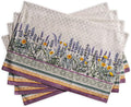 Maison d' Hermine Placemats Set of 4 Reusable 100% Cotton | Cloth Place Mats by MaisondHermine