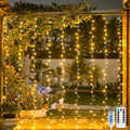 JMEXSUSS USB Plug in Curtain Lights 200 LED by JMEXSUSS