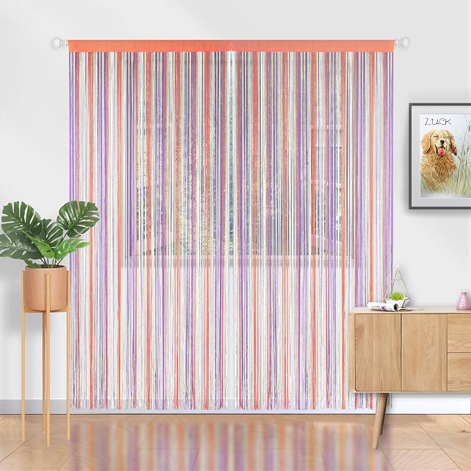 YIIBAII Door String Curtains Fringe Door Curtains - Image 4