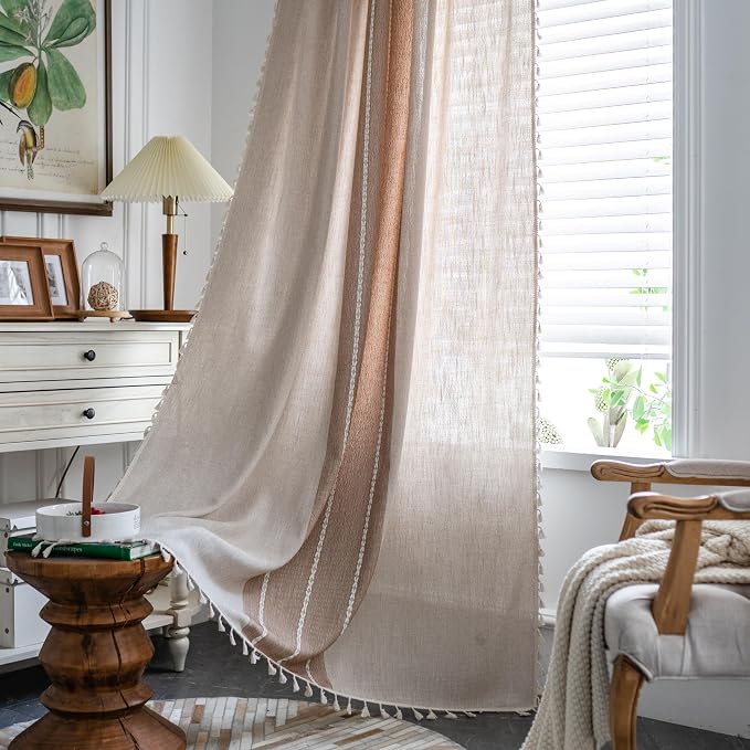 Sutuo Home Boho Curtains 90 inches by SutuoHome