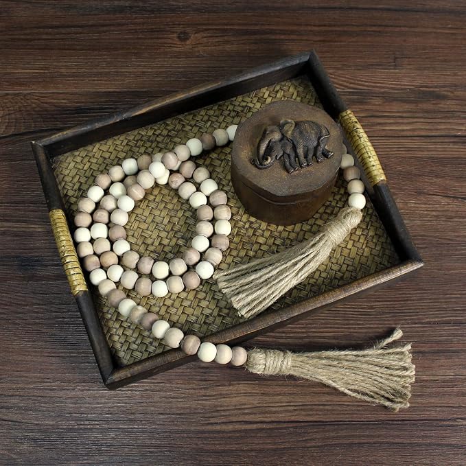 CVHOMEDECO. Wood Beads Garland - Image 7