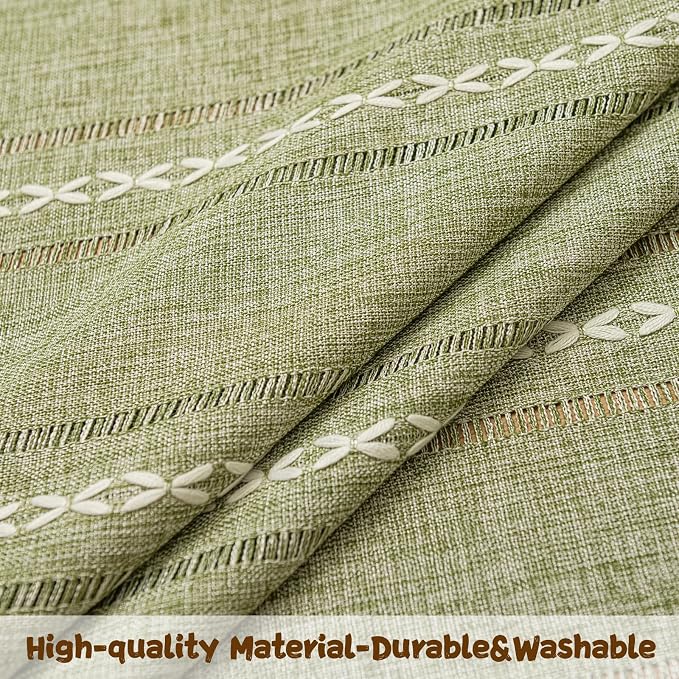 Sutuo Home Green Boho Door Curtains - Image 7
