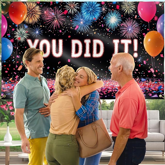 You Did It Banner- Congratulations Banner - Image 4