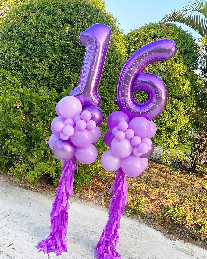 16 Balloon Numbers 40Inch for 16th Year Old Birthday Decorations, Inflation - Image 2