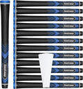 Geoleap Golf Grips Set of 13- Soft Golf Club Grips,Reduce Taper Design Provides High Traction and Performance,13 Grips with 15 Tapes and 13 Grips with All Repair Kits for Choice.