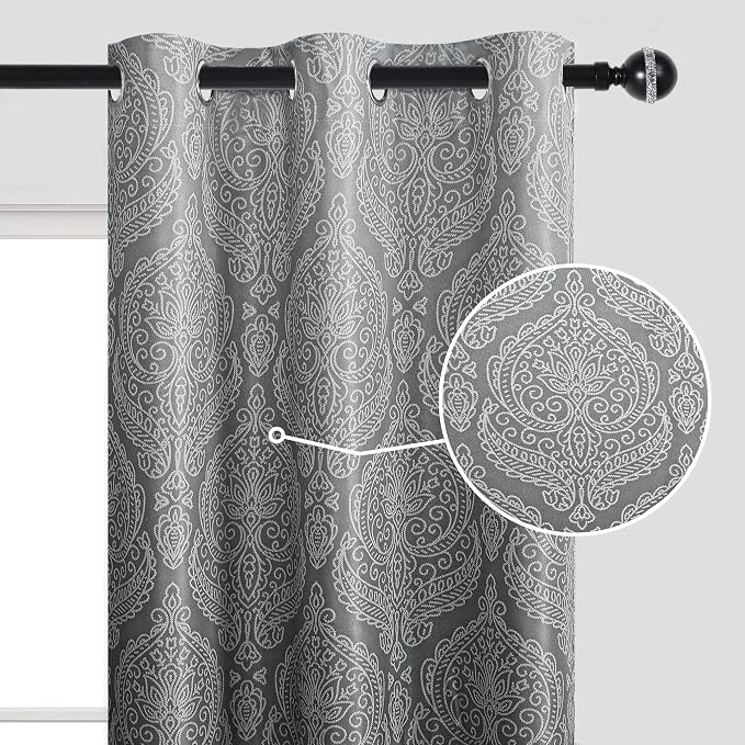 DWCN Black Blackout Curtains for Bedroom 54 Inch Long - Image 6