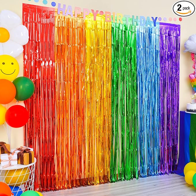 Rainbow Party Decorations, Pride Decorations, Photobooth Prop by LOLSTAR