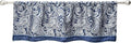 Madison Park Aubrey Faux Silk Paisley Jacquard, Rod Pocket Curtain by MADISONPARK