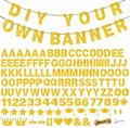 131 PCS Custom Banner 5" DIY Party Letter Banners Personalized Decor | Glitter by Unknown