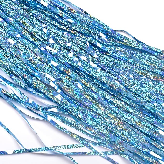 BRAVESHINE Pink Blue Tinsel Foil Fringe Curtains Party Streamers Backdrop | 2 - Image 7