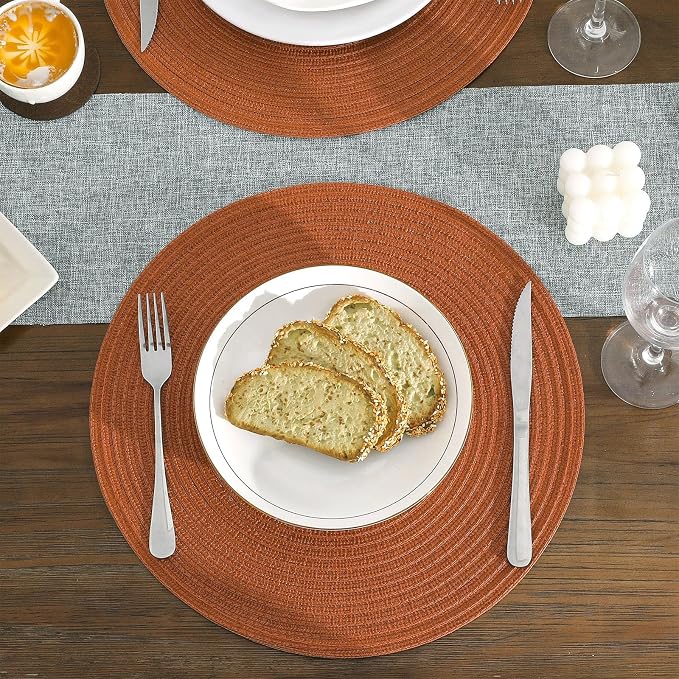SHACOS Round Placemats Set of 4 - Image 7