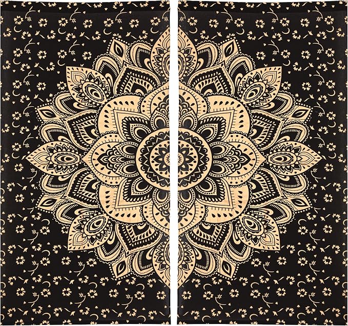 Bless International Beautiful Indian Bohemian Psychedelic Hippie Flower Ombre - Image 2