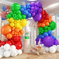 412pcs Rainbow Balloon Arch Kit Assorted Colors 18 12 10 5 Inch, Different by PAXILE