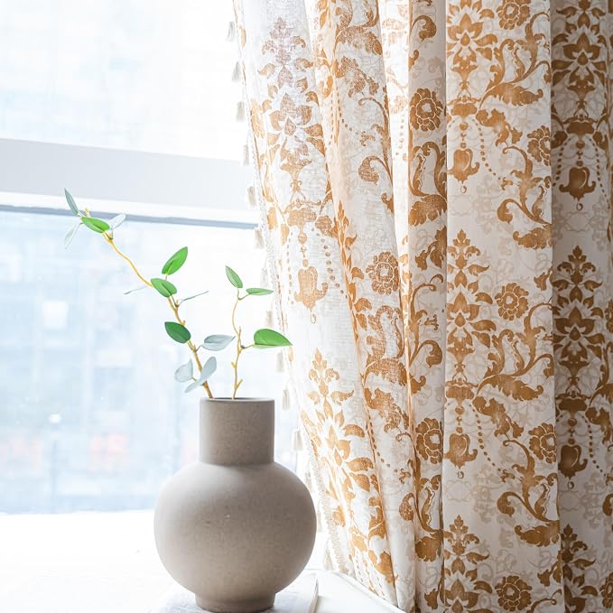 Sutuo Home Boho Curtains for Bedroom Living Room 96 Inches Length Long - Image 6