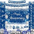 Blue Happy Anniversary Decorations by Unknown
