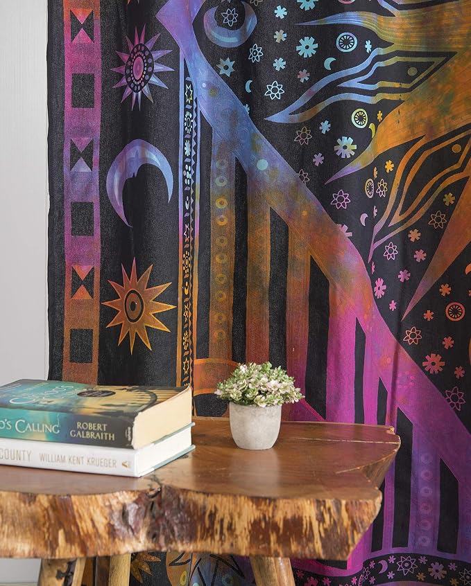 Bless International Beautiful Indian Bohemian Psychedelic Hippie Burning Sun - Image 2
