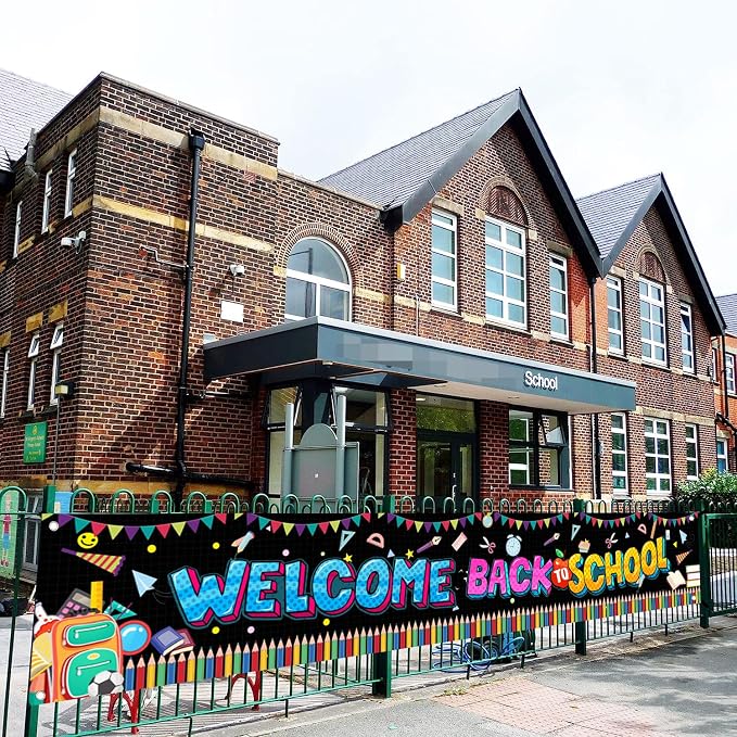Large Welcome Back to School Banner 120x20 Inch, Back To School Decorations - Image 6