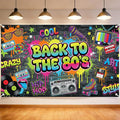 Back to The 80's Backdrop Decorations by NIUBEHOHO