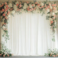 Asee'm Ivory Backdrop Curtains Drapes by Aseem