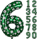 40 Inch Soccer Number 6 Balloons Large Foil Balloon Number 6 Birthday Deco | by Exquisitehighqualitypartydecorationstomeetyoureveryneed%EF%BC%81