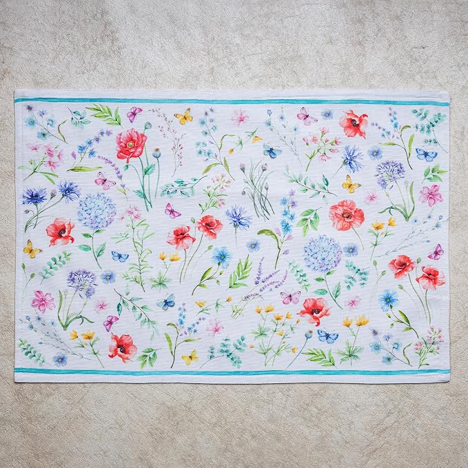 Maison d' Hermine Placemats Set of 4 Reusable 100% Cotton | Cloth Place Mats - Image 8