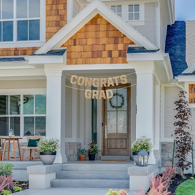 Pre-Strung Congrats Grad Banner - Image 8