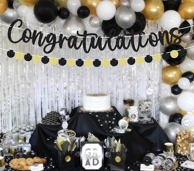 Pre-strung Congratulations Banner - Image 2
