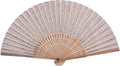 Hand Fan with Beautiful Fabric Printed by Salutto