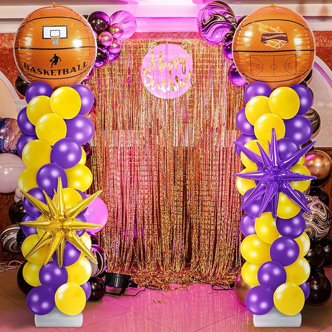 Kasyat 2 Sets Basketball Balloon Column Stand Kit - Image 6