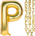 Letter Balloons 40 Inch Giant Jumbo Helium Foil Mylar Gold P | by Exquisitehighqualitypartydecorationstomeetyoureveryneed%EF%BC%81
