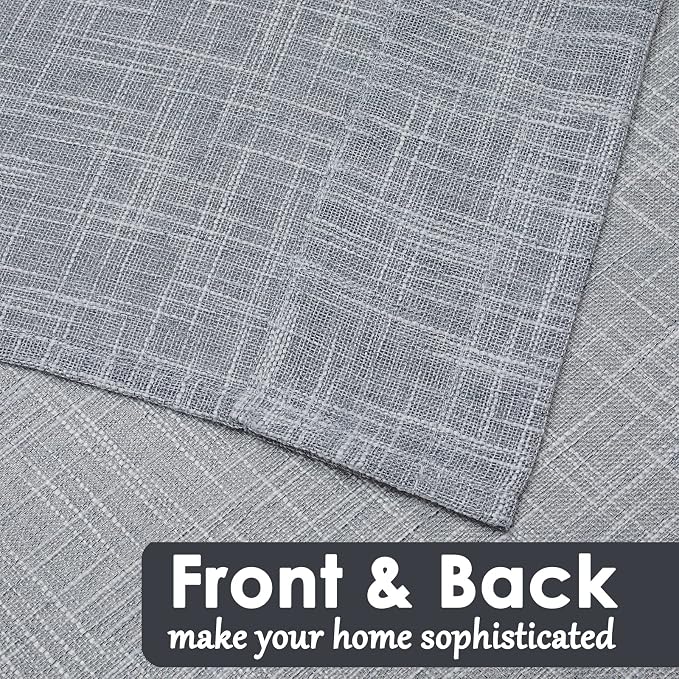 Beda Home Tassel Linen Textured Swag Curtain Valance - Image 3