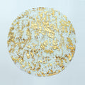 Snowkingdom 100 Pack Gold Disposable Placemats Foil Mesh 13 Inch Round Pressed by Snowkingdom