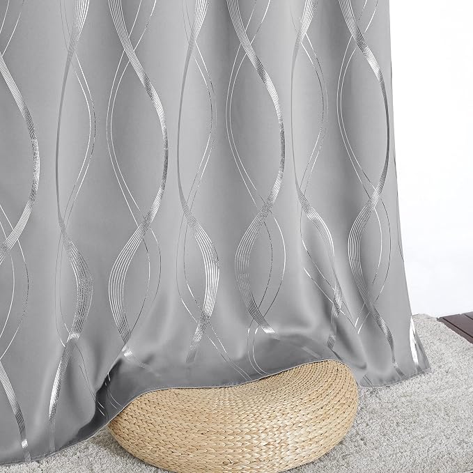 NICETOWN Blackout Curtains 72 inches Long, 2 Panels, 42 x 72 Inch, Microfiber - Image 5