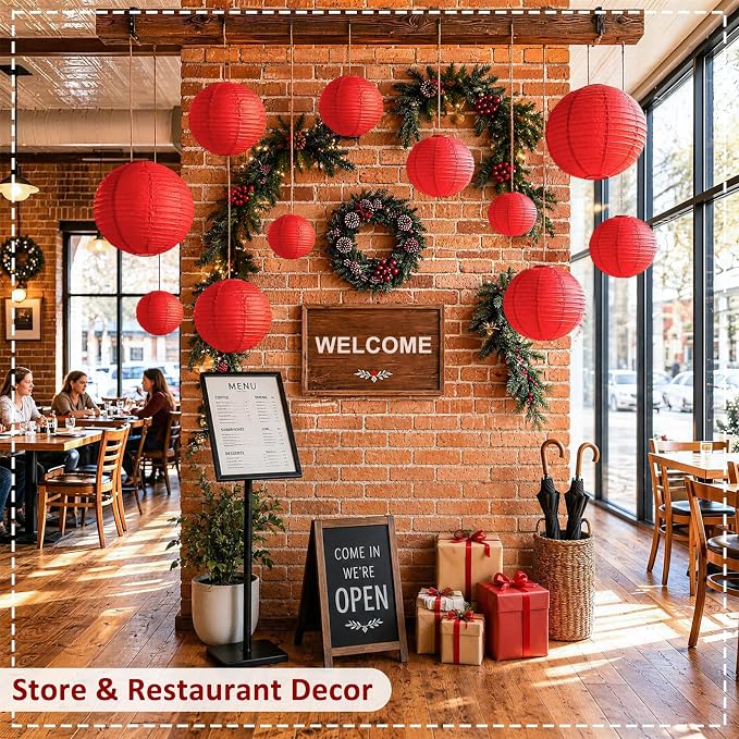 Red Paper Lanterns, bridal showers, restaurants and Chinese Japanese parties - Image 6