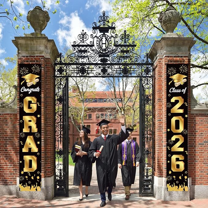 Graduation Decorations 2026 Porch Banner, Congrats Grad Class of 2026 Banner - Image 5