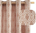 BGment Terracotta French Country Curtains 63 Inches Long by BGment