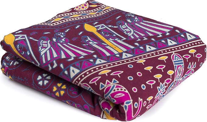 Popular Handicrafts Indian Hippie Bohemian Beautiful Elephant Maroon Color - Image 7