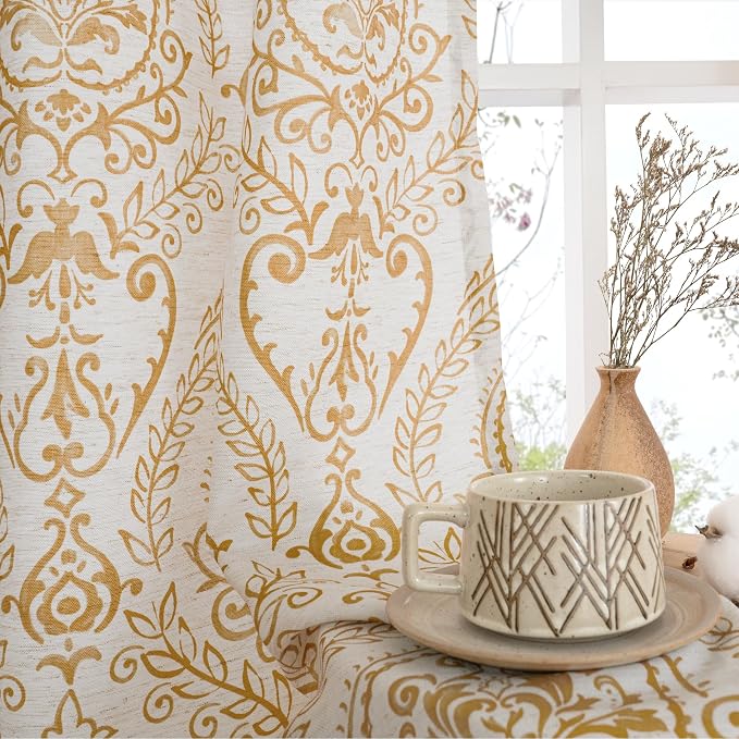 Short Linen Curtains 45 inch Length - Image 2