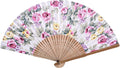 Hand Fan with Beautiful Fabric Printed by Salutto