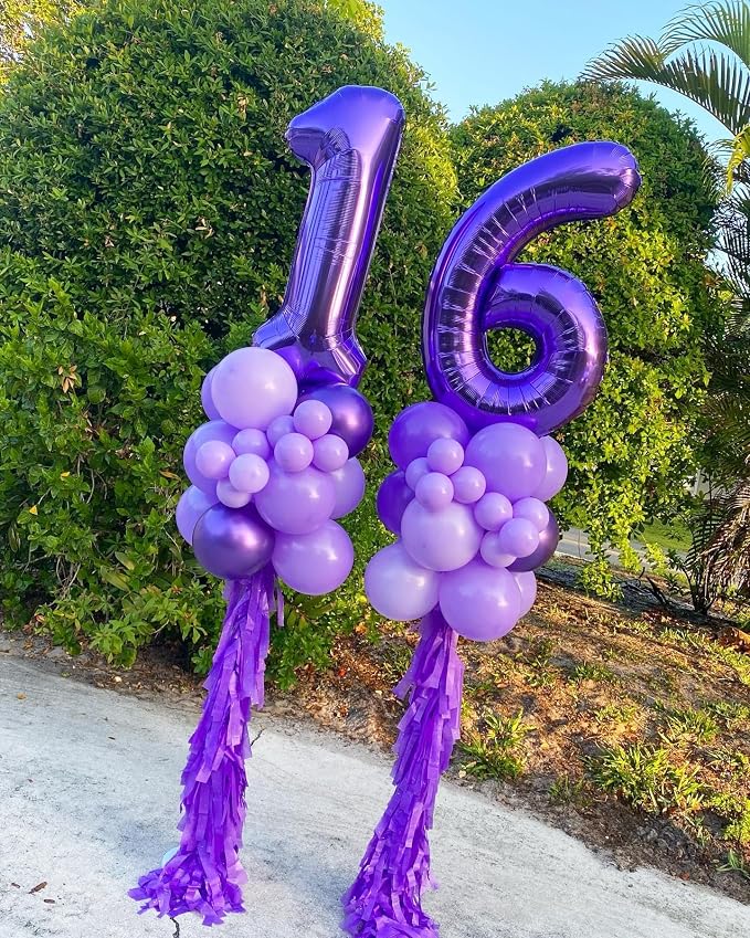 Purple 4 Balloon - Image 7