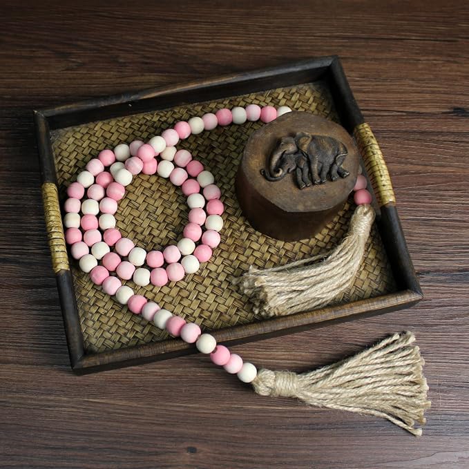 CVHOMEDECO. Wood Beads Garland - Image 7